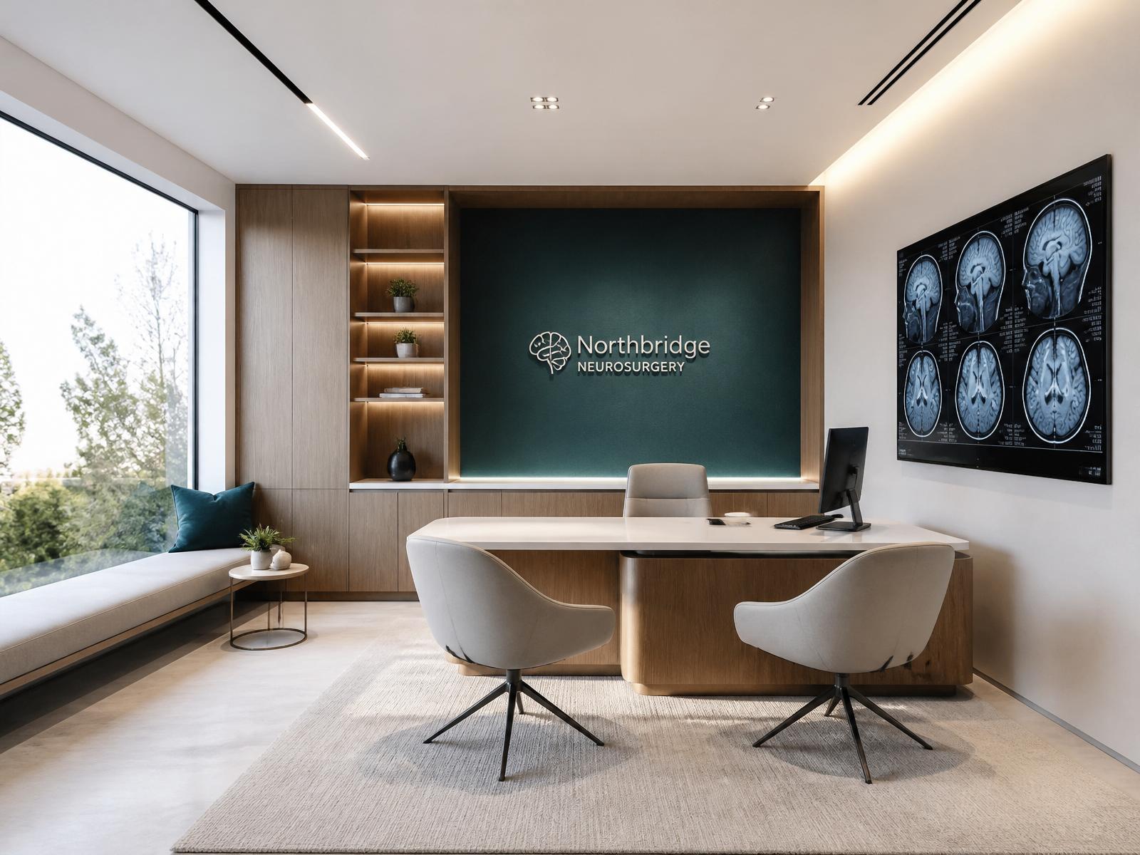 Modern consulting room at the Roodepoort practice